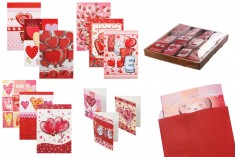 Parlak  tebrik aşk kartları - 120 adet (farklı tasarımlar)